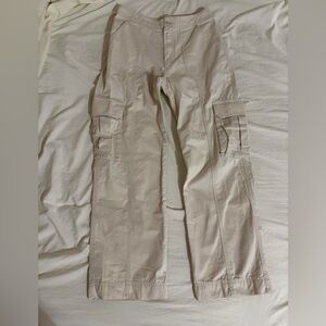 Abercrombie & Fitch Womans Light Beige Cargo Pants